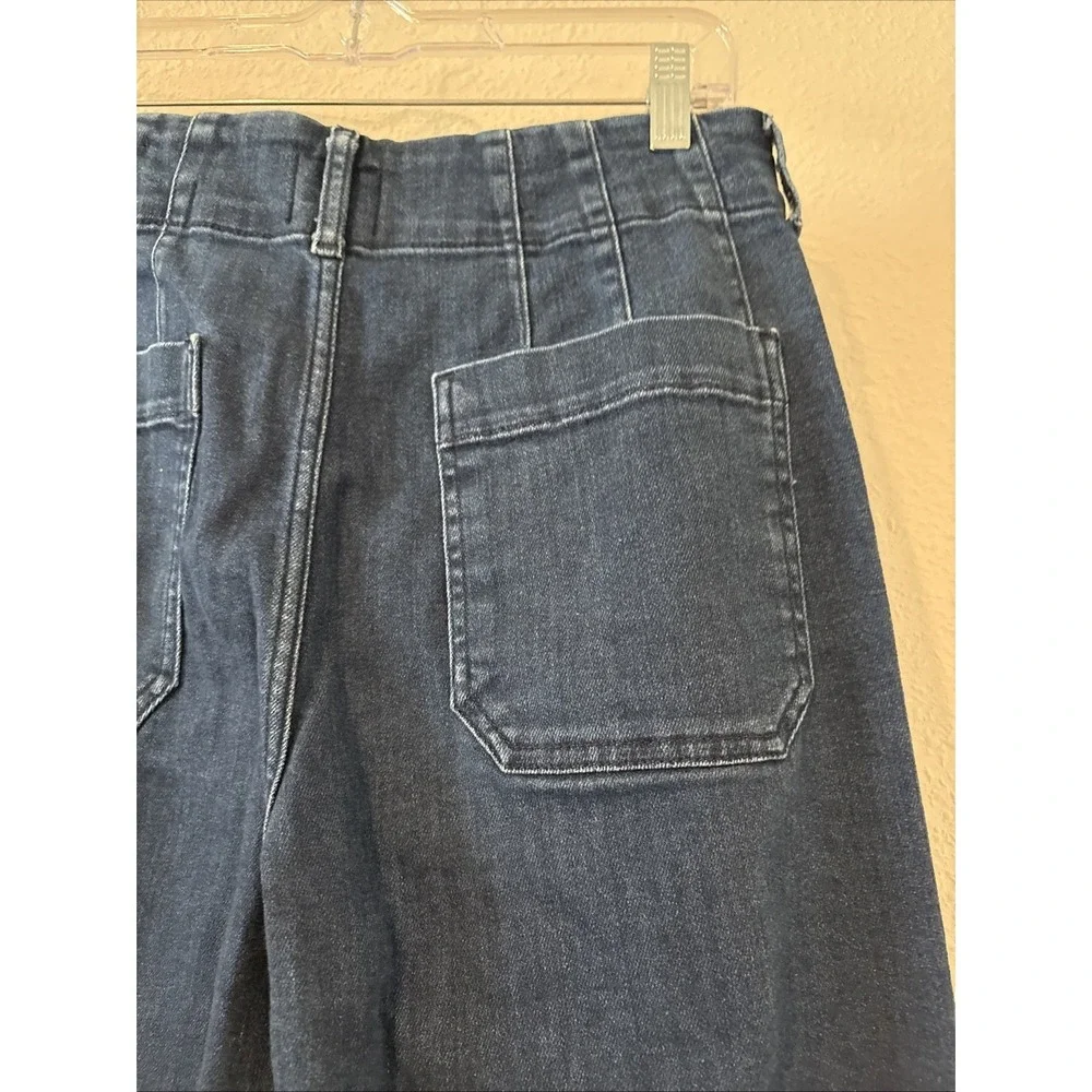 Maeve Colette Crop High-Rise Wide-Leg Jeans Size 30 Anthropologie - Picture 7 of 15